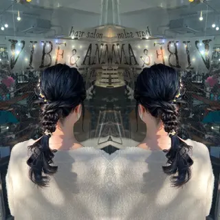 セミロング ヘアアレンジ レイヤー/ボブ/ ミニボブ/AOIのヘアスタイル