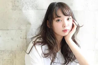 ロング 武田 清久のヘアスタイル