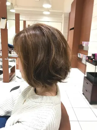 ショート カラー ヘアアレンジ テラモト カズヨシのヘアスタイル