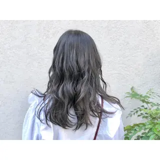 ミディアム カラー ツヤ髪 /髪質改善 松岡将太郎のヘアスタイル