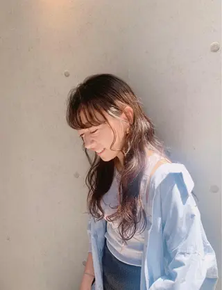 ロング パーマ 竹村 恵功代のヘアスタイル