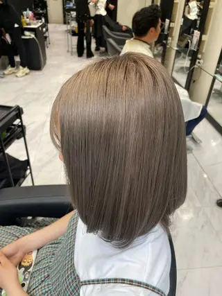 ミディアム カラー 🐥くまがい💛 ダブルカラー／パーマのヘアスタイル