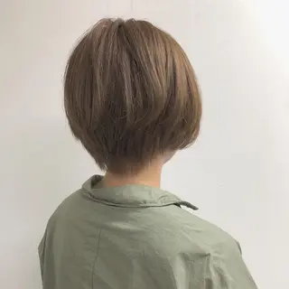 ショート カラー パーマ アライフ所属・牧田 真衣のヘアスタイル