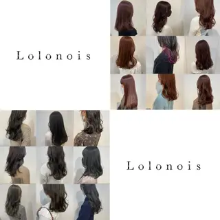 ロング カラー Lolonois梅田 /Okazaki:)のヘアスタイル