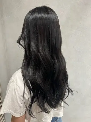 ロング カラー 🩵honoka🩵 marblesのヘアスタイル