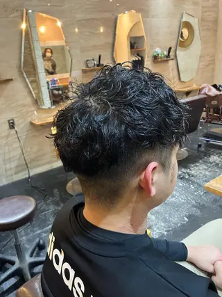 パーマ メンズ メンズ特化/パーマ/ フェードWATARUのヘアスタイル