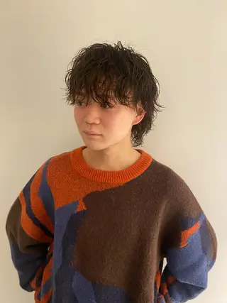 ショート メンズ RIN⌇ メンズ⌇ 艶カラー🌙のヘアスタイル