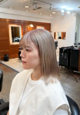 カラー Kingdom鎌倉所属・透明感カラー/艶髪 /鎌倉/ヤタベケンタのヘアスタイル