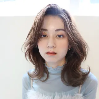 セミロング カラー 奈良/登美ヶ丘/ ユウタのヘアスタイル