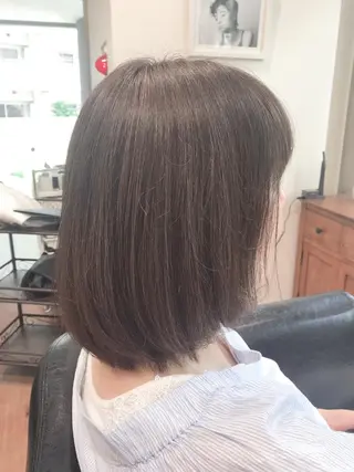 ミディアム カラー アザマ　ヤスカツ _rosso 川口のヘアスタイル