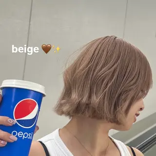 カラー 【ハイトーンボブ】 👩🏼HONOKAのヘアスタイル