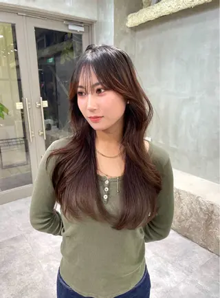 セミロング the path shogo🌻のヘアスタイル