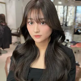 ロング カラー 髪質改善 竹川裕太のヘアスタイル