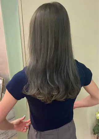 ミディアム カラー 髪質改善カラー ケアブリーチ/タムのヘアスタイル