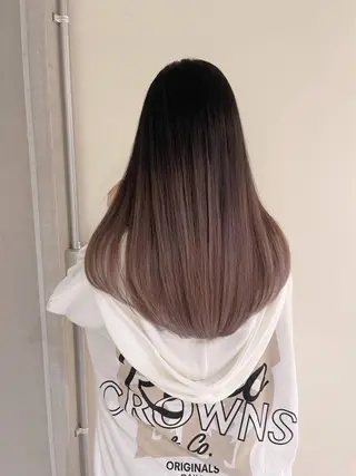 ロング ✨韓国風カット/艶髪 カラー✨yumeのヘアスタイル