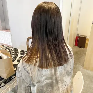 セミロング 似合わせ提案サラ艶♡ 彩華のヘアスタイル