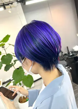 ショート カラー 名畑 裕貴のヘアスタイル