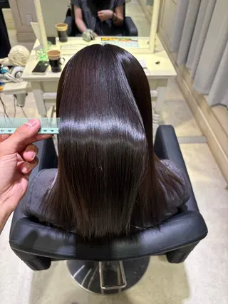 ロング 🟠髪質改善縮毛矯正 刑部一哉🟠のヘアスタイル