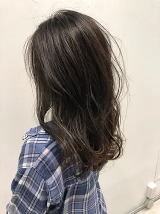 ロング カラー ヘアアレンジ 似合わせ専門美容師 なかじまのヘアスタイル