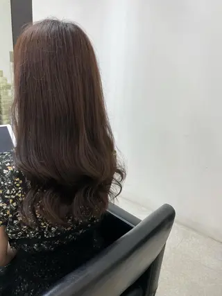 セミロング カラー 坪井 拓海のヘアスタイル