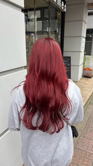 ロング カラー 田中 胡桃のヘアスタイル