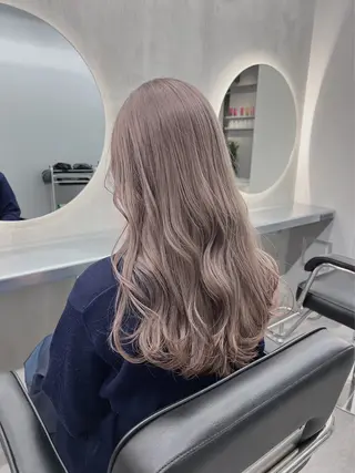 ロング ゆるふわ透明感カラー 🎀ほの/表参道のヘアスタイル