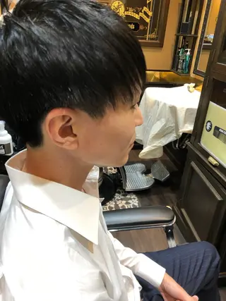 ミディアム 縮毛矯正/パーマ 宮河 惇💈のヘアスタイル