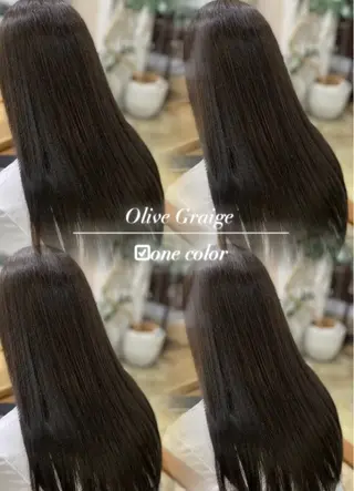 ロング 🖤Keina🖤 大人上品カラー.*˚のヘアスタイル