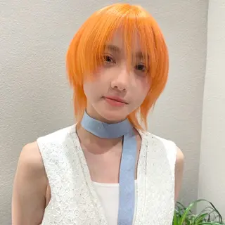 ショート カラー 🔥複雑履歴ブリーチ の天才たってぃー🔥のヘアスタイル