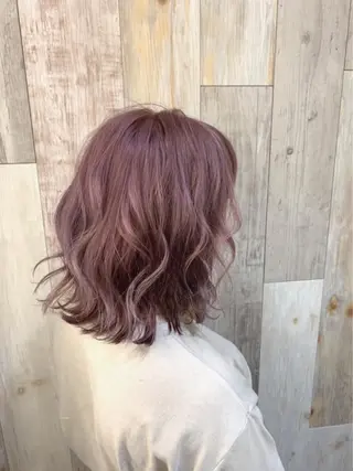 セミロング カラー 🌟秋葉原🌟 松永勝之のヘアスタイル