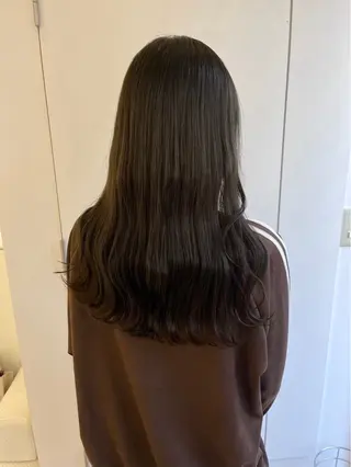 ロング カラー ParveMix 楠本結菜のヘアスタイル