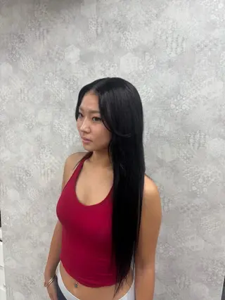 外国人風カラー ×19歳美容師ルイヤのヘアスタイル