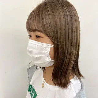 セミロング カラー パーマ ヘアアレンジ メンズ キッズ ネイル マツエク・マツパ 横浜Bob美容師🤎 ERINAのヘアスタイル