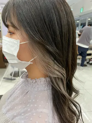 セミロング カラー 福島成美/髪質改善 縮毛矯正/カラーのヘアスタイル