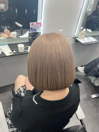 ショート カラー 韓国ヘア🖤/透明感 shihoのヘアスタイル