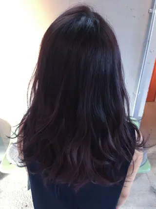 ロング カラー パーマ 代表 中島貴志のヘアスタイル