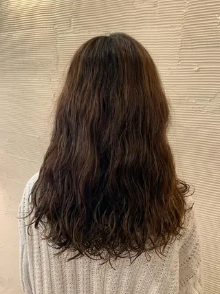 ロング パーマ TELAHAIR森川 憂一のヘアスタイル