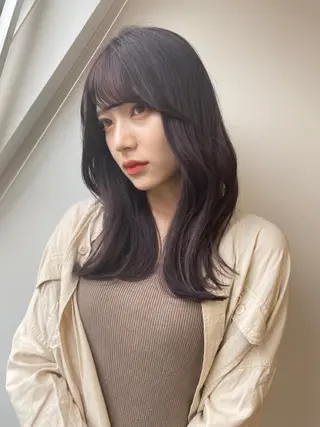 ロング 🌼渋谷韓国レイヤー 桑尾幸奈🌼のヘアスタイル