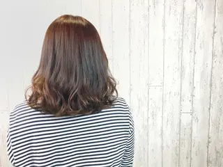 ミディアム カラー カット／メンズカット 藤田麻衣のヘアスタイル