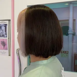 ショート カラー ★デザインカラー ハイトーン ももか★のヘアスタイル