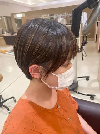 ショート みやび🫧髪質改善 🫧透明感カラー🫧のヘアスタイル