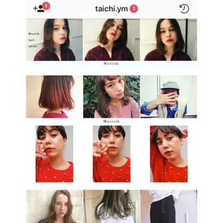 ショート カラー Musiiik hairのヘアスタイル