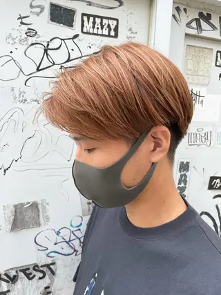 ショート カラー メンズ 【東北メンズヘア1 位受賞🥇】本間祐太のヘアスタイル