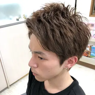 カラー メンズ 🌼カラー縮毛矯正 🌼渡辺歩🌼のヘアスタイル