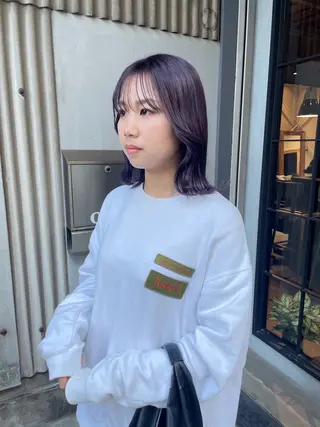 カラー ハナ🌼 梅田/ボブ/パーマのヘアスタイル