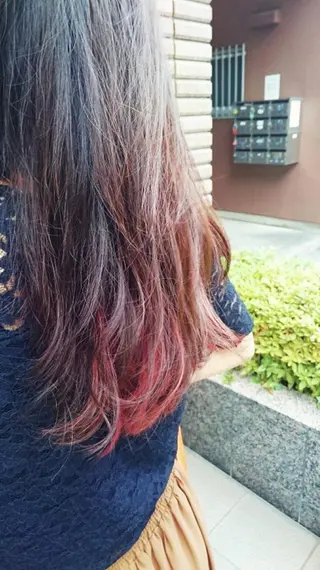 ロング カラー 木村 昇のヘアスタイル