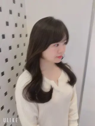 ロング カラー ヘアアレンジ 大人girly/ 銀座RINOSEのヘアスタイル