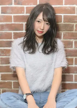 ミディアム カラー パーマ 🤲ヘッドスパ🤲 たにぐちあつし🤲のヘアスタイル