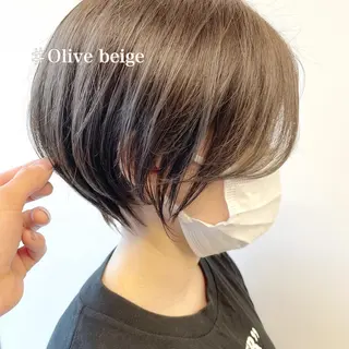 ショート カラー パーマ ヘアアレンジ 🌈人気No. 1 🌈大嶋淑寛のヘアスタイル