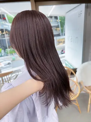 カラー 盛れる顔周り /透明感/かりん🎀のヘアスタイル